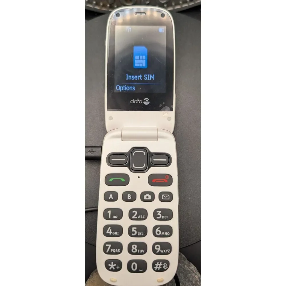 Consumer Cellular / Doro Flip Phone – Powers On – No Further Testing